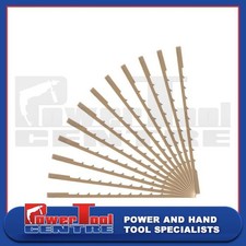 Pegas 90.580 Pack of 12 19.3TPI Size 0 Super Skip Wood Cutting Scroll Saw Blades