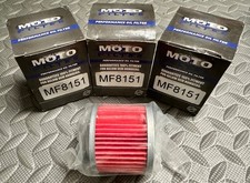 JOB LOT 3 X APRILIA / BMW MOTO OIL FILTERS MF8151 EQUIV TO HF 151 0256 185