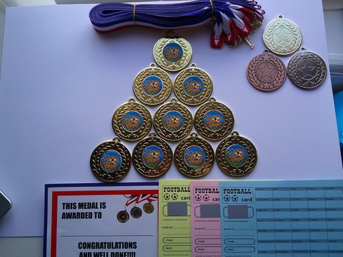 Penalty shoot out medals - out,