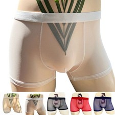 Mens See Through Mesh Boxer