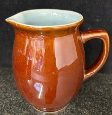 Vintage Denby Stoneware Jug 1.5 PT Brown Glazed Ceramic Pitcher - #1008
