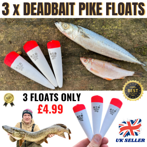 Deadbait floats pike - 3x,