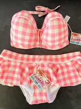 Ladies Pink Cream Check