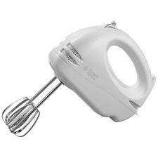 Russell Electric Hand Held Mixer Whisk 6 Speed Food Collection 125W 14451 White