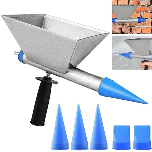 Auger mortar grouting gun - grouting,
