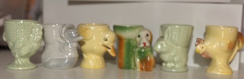 Vintage animal egg - animal, cups