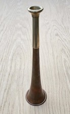 RARE Vtg. Swaine & Adeney Copper Nickel Fox Hunting Horn London England