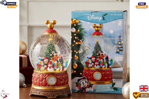 Disney holiday snow globe - holiday,