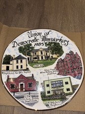 Vintage Porcelain Mining Plate Gedling Colliery 