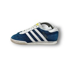 adidas Beckenbauer All Round Blue & White Suede Trainers Size UK 9