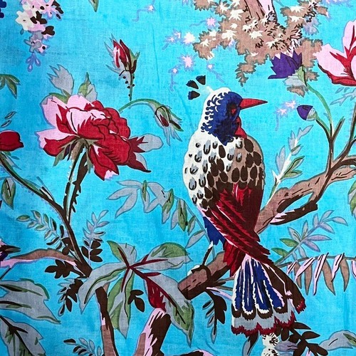 Indian boho blue - boho, bird