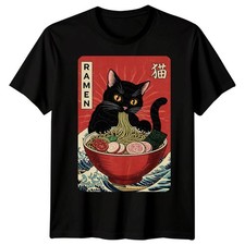 Ramen Cat Japanese Food Mens