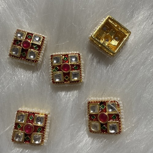 Kundan meenakari piece - kundan,