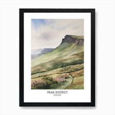 Peak district watercolour - district,