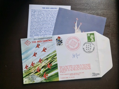 Rare flown red arrows fdc - arrows, ldr