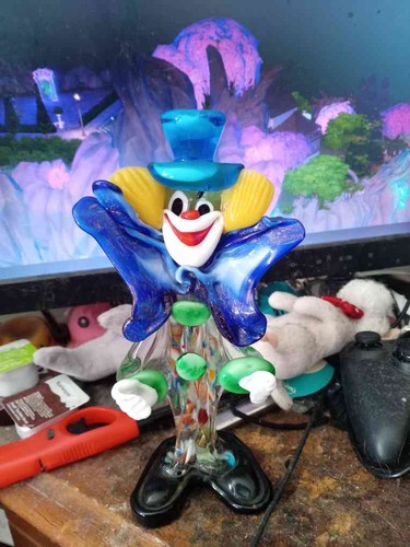 Beautiful glass clown - a,