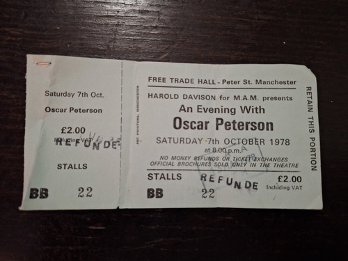 Oscar peterson manchester free - manchester,