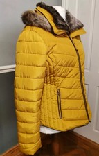 JOULES Gosway Padded Caramel Jacket Coat Size 16 VGC £169