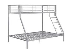 Palmdale Metal Triple Sleeper Bunk Bed - 3FT Single /4FT6 Double Space Saving