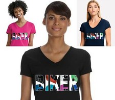 Women girl biker motorcycle