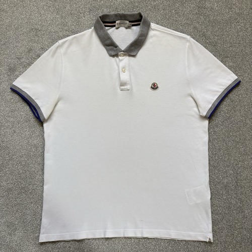 Moncler polo white size - polo,