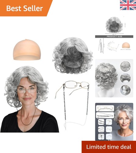Realistic old lady fancy dress - realistic,