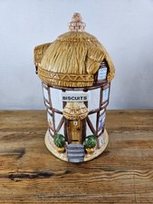 VINTAGE CERAMIC BISCUIT BARREL