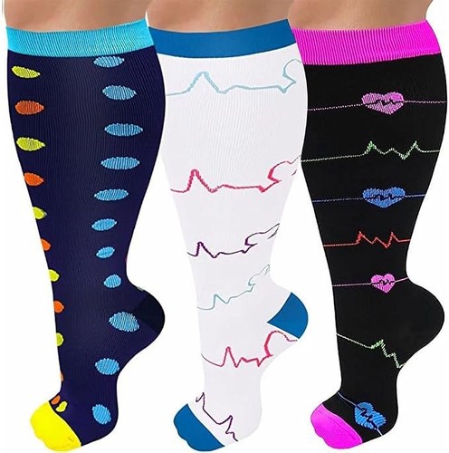 Plus size compression socks - size,