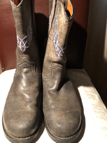 Justin usa vintage silver - justin,