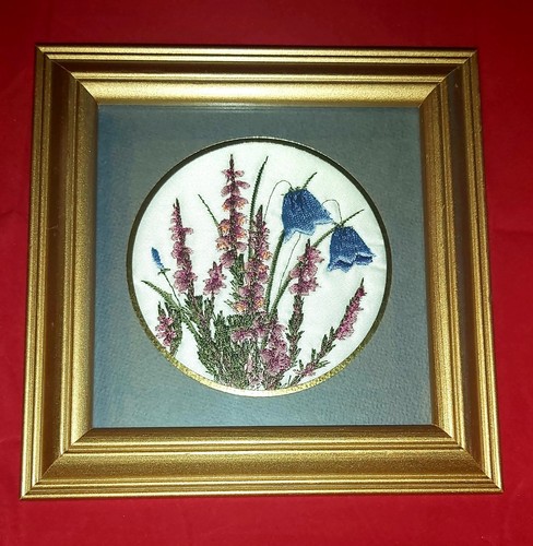 Framed ekard embroidery - ekard, –