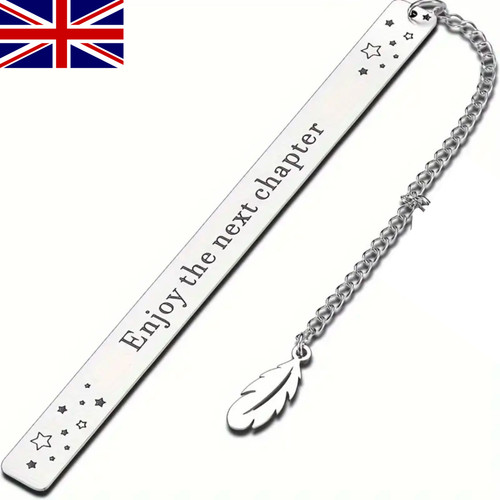 Inspirational metal bookmark - metal,