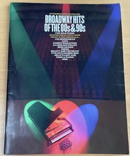 Broadway Hits of the 80s & 90s For Solo Piano Music Book