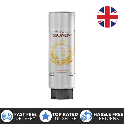 Monin white chocolate sauce - monin,