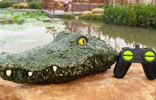 Floating crocodile head toy - crocodile,