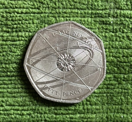Sir isaac newton 50p - isaac,