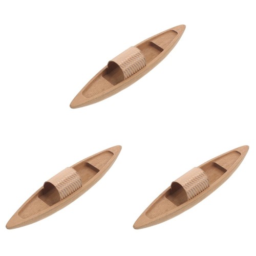 Pieces miniature wooden boat - 3,
