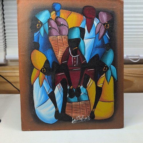 Vibrant haitian folk - haitian, art