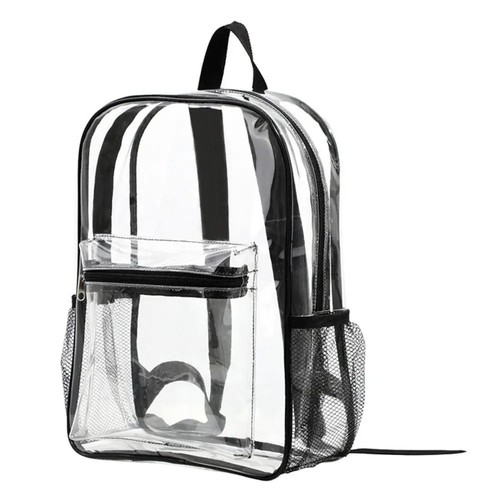 Clear transparent backpack - clear,