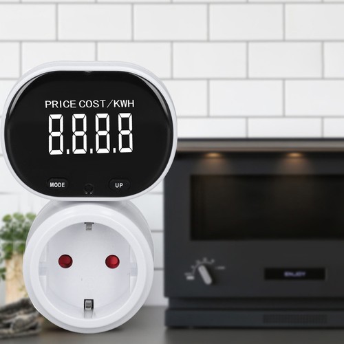 Power meter plug backlight lcd - meter,