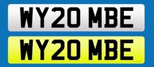 WY20 MBE / WYCOMBE / NUMBER PLATE CHERISHED REGISTRATION