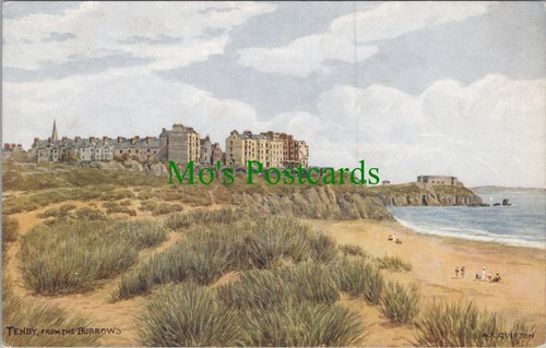 Wales postcard tenby from the - wales,