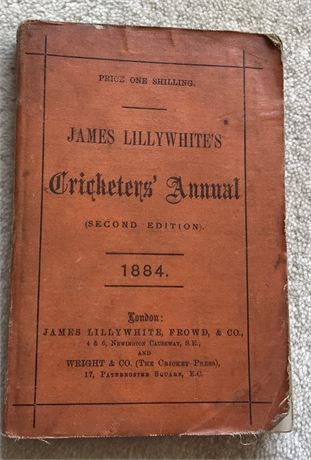 Lillywhite annual for 1884 - annual, 1884,