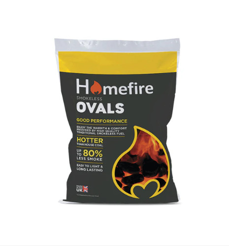 Smokeless oval coal fuel multi - oval,