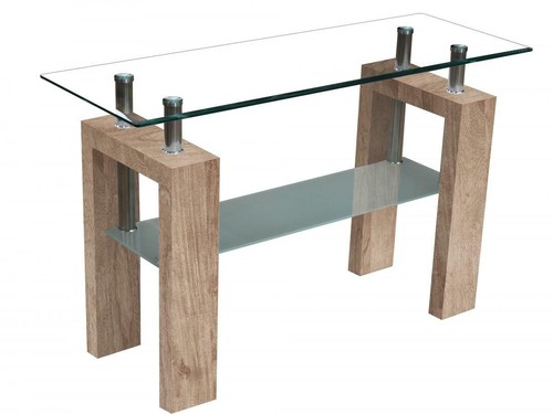 Glass console table hall - glass,