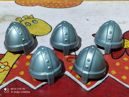 Playmobil helmets medieval - playmobil, x5
