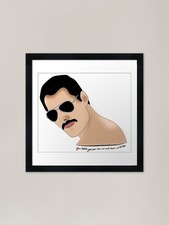 Freddie mercury Framed Art