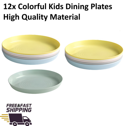 Set plastic plates 19cm - 12,
