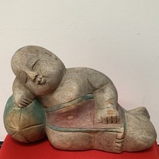 Vintage Old Hand Carved Wood
