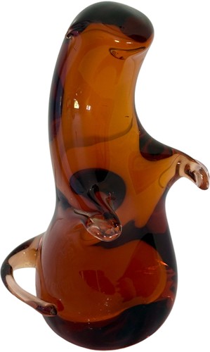 Wedgwood glass otter figurine - glass,