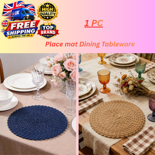 Woven table place mats large - place,